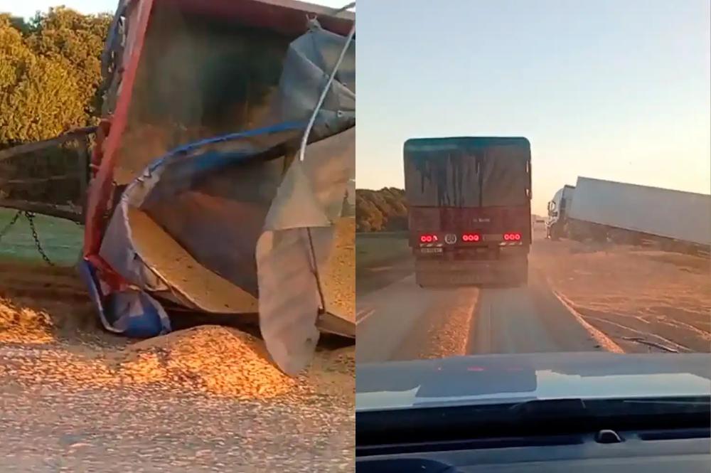 accidente dos camiones